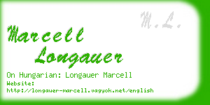 marcell longauer business card